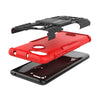 Bracevor Shockproof Xiaomi Redmi 6 |6A Hybrid Kickstand Back Case Defender Cover - Red
