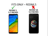 Bracevor Back Cover for Xiaomi Redmi 5 (Black) | Brushed Texture | Rugged Armor Cover