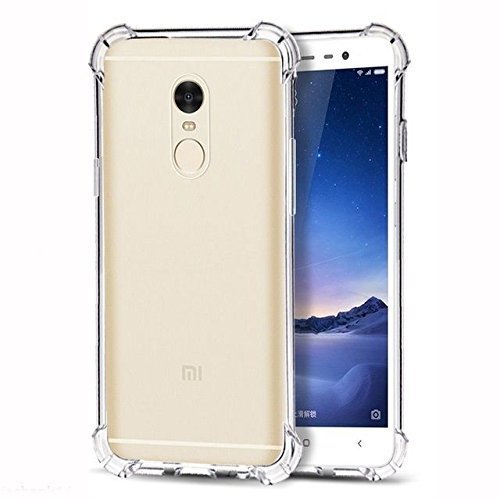 Bracevor Flexible Shockproof TPU Cushioned Edges for Xiaomi Redmi Note (Transparent)