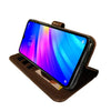 Bracevor Xiaomi Redmi 7 | Redmi Y3 Flip Cover Case | Premium Leather | Inner TPU | Foldable Stand | Wallet Card Slots - Executive Brown