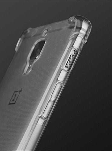 Bracevor Shockproof Hybrid Clear Protection Case Cover For OnePlus 3/ One Plus 3T - Transparent