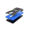 Bracevor Shockproof Xiaomi Poco F1 Hybrid Kickstand Back Case Defender Cover - Blue