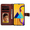 Bracevor Samsung Galaxy M30s | M21 Flip Cover Case | Premium Leather | Inner TPU | Foldable Stand | Wallet Card Slots - Executive Brown