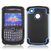 Bracevor Triple Layer Defender Back Case Cover for Blackberry Curve 8520 - Blue