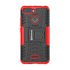 Bracevor Shockproof Xiaomi Redmi 6 |6A Hybrid Kickstand Back Case Defender Cover - Red
