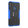 Bracevor Shockproof Asus ZenFone Max Pro M1 Hybrid Kickstand Back Case Defender Cover - Blue