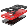 Bracevor Shockproof Xiaomi Redmi Note 7 |7 Pro | Note 7S Hybrid Kickstand Back Case Defender Cover - Red