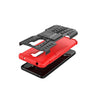 Bracevor Shockproof Xiaomi Poco F1 Hybrid Kickstand Back Case Defender Cover - Red