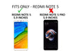 Bracevor Back Cover for Mi Redmi Note 5 (Black) | Brushed Texture | Rugged Armor Cover