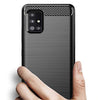 Bracevor Back Cover for Samsung Galaxy M31s (Black) | Brushed Texture | Rugged Armor Cover