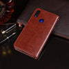 Bracevor Xiaomi Redmi Note 7 |7 Pro | Note 7S Flip Cover Case | Premium Leather | Inner TPU | Foldable Stand | Wallet Card Slots - Executive Brown