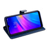 Bracevor Xiaomi Redmi 7 | Redmi Y3 Flip Cover Case | Premium Leather | Inner TPU | Foldable Stand | Wallet Card Slots - Executive Blue