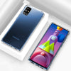 Bracevor Flexible Shockproof TPU Cushioned Edges for Samsung Galaxy M51 (Transparent)