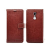 Bracevor Redmi Note 4 Flip Cover Case | Premium Leather | Inner TPU | Foldable Stand | Wallet Card Slots - Executive Brown