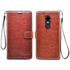 Bracevor Xiaomi Redmi 5 Flip Cover Case | Premium Leather | Inner TPU | Foldable Stand | Wallet Card Slots - Executive Brown