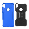 Bracevor Shockproof Asus ZenFone Max Pro M1 Hybrid Kickstand Back Case Defender Cover - Blue