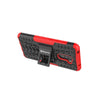Bracevor Shockproof Xiaomi Poco F1 Hybrid Kickstand Back Case Defender Cover - Red