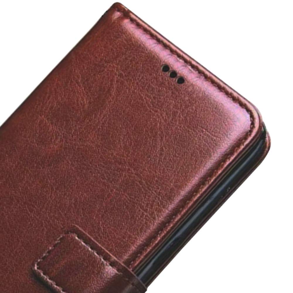 Bracevor Samsung Galaxy M31s Flip Cover Case | Premium Leather | Inner TPU | Foldable Stand | Wallet Card Slots - Executive Brown