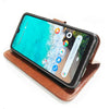 Bracevor Mi A3 Flip Cover Case | Premium Leather | Inner TPU | Foldable Stand | Wallet Card Slots - Executive Brown