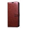 Bracevor Realme C2 Flip Cover Case | Premium Leather | Inner TPU | Foldable Stand | Wallet Card Slots - Executive Brown