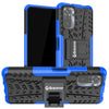 Bracevor Shockproof Xiaomi Redmi Note10/Xiaomi Redmi Note10S Hybrid Kickstand Back Case Defender Cover - Blue
