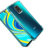 Bracevor Flexible Shockproof TPU Cushioned Edges for Xiaomi Redmi Note 9 Pro | Note 9 Pro Max | Poco M2 Pro (Transparent)