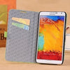 Gentle Beige Deluxe Leather Samsung Galaxy Note 3 Wallet Case