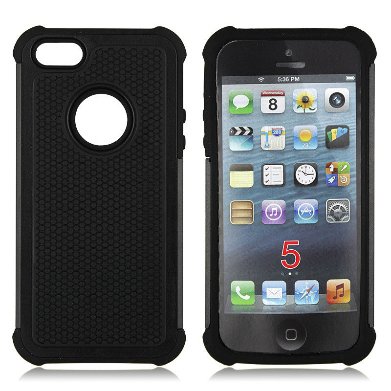 Bracevor Triple Layer Defender Back Case Cover for Apple iPhone 5 5s