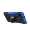 Bracevor Shockproof Mi Redmi Note 5 Pro Hybrid Kickstand Back Case Defender Cover - Blue