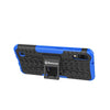 Bracevor Shockproof Samsung Galaxy M10 Hybrid Kickstand Back Case Defender Cover - Blue