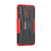Bracevor Shockproof Samsung Galaxy M20 Hybrid Kickstand Back Case Defender Cover - Red