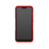 Bracevor Shockproof Xiaomi Redmi 6 Pro Hybrid Kickstand Back Case Defender Cover - Red