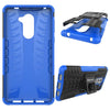 Bracevor Shockproof Huawei Honor 6x Hybrid Kickstand Back Case Defender Cover - Blue