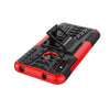Bracevor Shockproof Xiaomi Redmi 6 Pro Hybrid Kickstand Back Case Defender Cover - Red