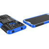Bracevor Shockproof Xiaomi Redmi 6 Pro Hybrid Kickstand Back Case Defender Cover - Blue