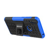 Bracevor Shockproof Asus ZenFone Max Pro M1 Hybrid Kickstand Back Case Defender Cover - Blue