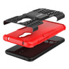 Bracevor Shockproof Xiaomi redmi 8 | 8A | 8A Dual Hybrid Kickstand Back Case Defender Cover - Red