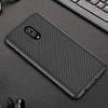 Bracevor Karbon Back Cover for Oneplus 6T & One Plus 6T | Anti-Slip Protective Hybrid Case | Sleek Design - Black