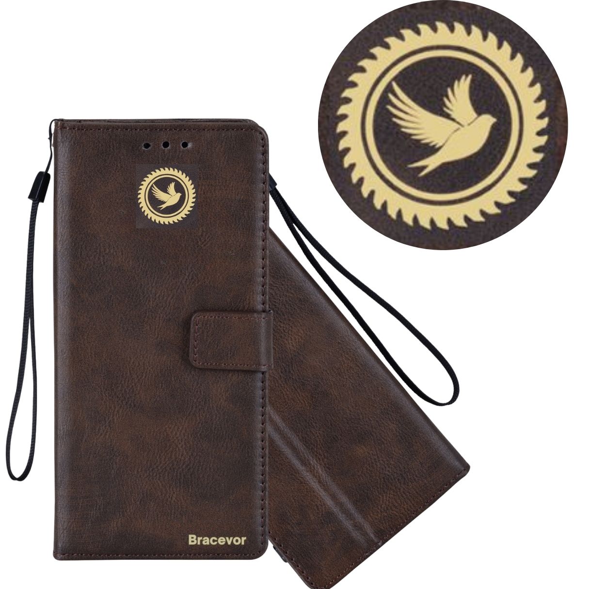 Bracevor Premium Design Flip Cover leather wallet case for Samsung Galaxy S24 Ultra 5G