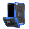 Bracevor Shockproof Xiaomi Redmi 5A Hybrid Kickstand Back Case Defender Cover - Blue