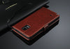 Executive Brown Samsung Galaxy Note 4 Wallet Leather Case
