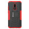 Bracevor Shockproof Xiaomi redmi 8 | 8A | 8A Dual Hybrid Kickstand Back Case Defender Cover - Red