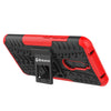 Bracevor Shockproof Xiaomi redmi 8 | 8A | 8A Dual Hybrid Kickstand Back Case Defender Cover - Red