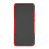 Bracevor Shockproof Xiaomi Redmi Note 8 Pro Hybrid Kickstand Back Case Defender Cover - Red
