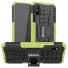 Bracevor Shockproof Xiaomi Redmi 9A | 9i Hybrid Kickstand Back Case Defender Cover - Military Green