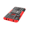 Bracevor Shockproof Xiaomi Redmi Note 6 Pro  Hybrid Kickstand Back Case Defender Cover - Red