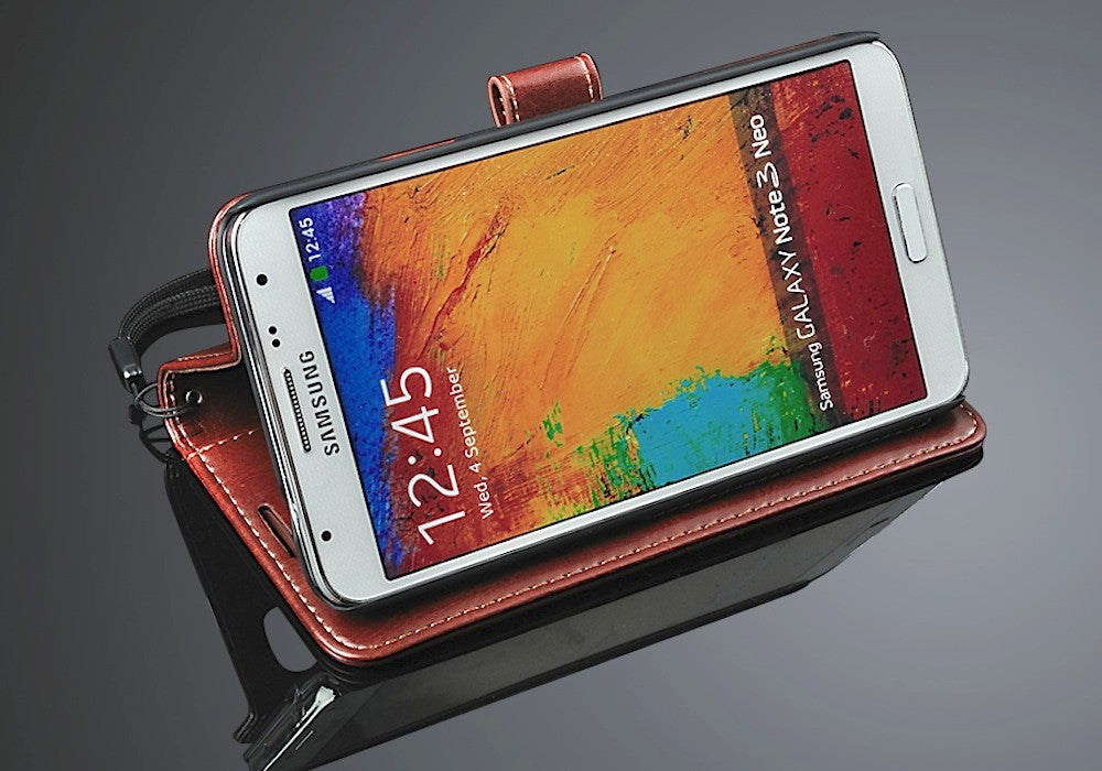 Bracevor Samsung Galaxy Note 3 Neo PU leather flip cover