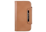 Glossy Brown Leather Wallet Leather Case for Samsung Galaxy S3 i9300