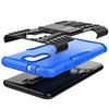 Bracevor Shockproof Xiaomi Redmi 9 Prime Hybrid Kickstand Back Case Defender Cover - Blue