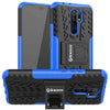 Bracevor Shockproof Xiaomi Redmi 9 Prime Hybrid Kickstand Back Case Defender Cover - Blue